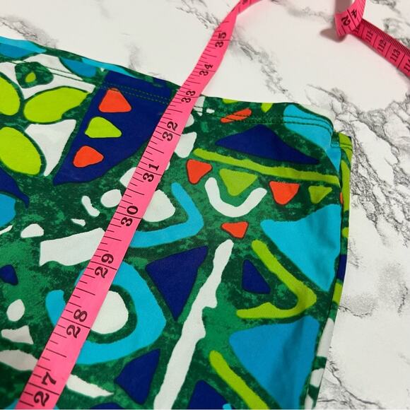 Trina Turk Womens Medium Bali Hai One Shoulder Dress Short Swim Coverup XS - Picture 3 of 5